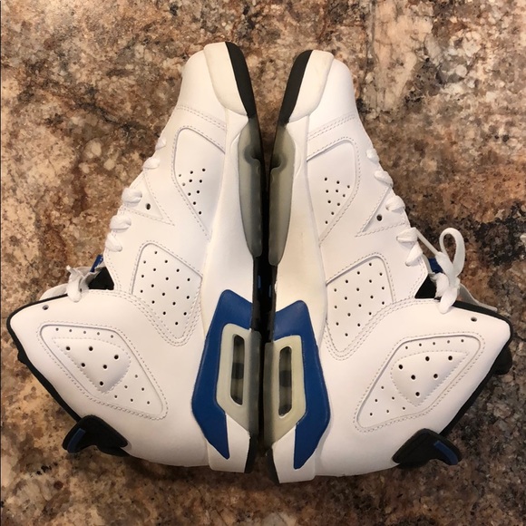 Air Jordan 6 Sport Blue GS - Picture 5 of 8